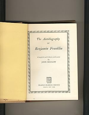 Image du vendeur pour The Autobiography of Benjamin Franklin mis en vente par Richard Lemay