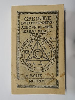 Grimoire Du Pape Honorius - AbeBooks