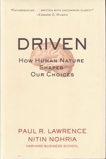 Bild des Verkufers fr Driven: How Human Nature Shapes our Choices zum Verkauf von Never Too Many Books