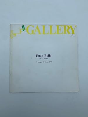 Enzo Rullo. Carta bianca. Gallery Day 1990