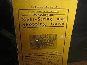 Washington Sight-Seeing And Shopping Guide - 1904