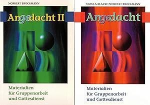 Bild des Verkufers fr zwei Bnde: Angedacht + Angedacht II. Materialien fr Gruppenarbeit und Gottesdienst zum Verkauf von Paderbuch e.Kfm. Inh. Ralf R. Eichmann