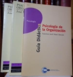 Imagen del vendedor de PSICOLOGA DE LA ORGANIZACIN Gua didctica + PSICOLOGA DE LA ORGANIZACIN Tomo 1 + PSICOLOGA DE LA ORGANIZACIN Tomo 2 (3 libros) a la venta por Libros Dickens