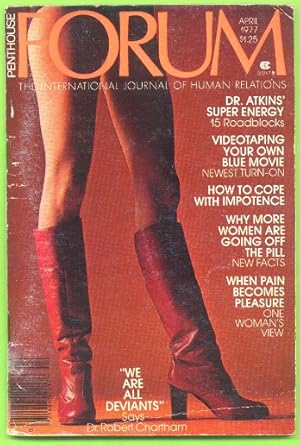 Seller image for Penthouse FORUM, The International Journal of Human Relations, 4 issues (April, September, October, & November 1977) for sale by Augustine Funnell Books