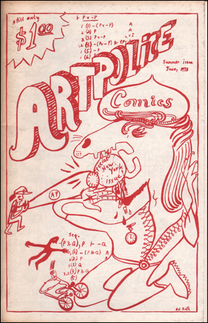 Bild des Verkufers fr Artpolice Comics, Vol. 2, No. 1 (June 1978) New York Issue zum Verkauf von Specific Object / David Platzker