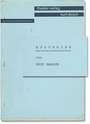 Seller image for Mysterien [Mysterier][The Mysteries] (Original script for the 1976 play) for sale by Royal Books, Inc., ABAA