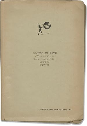 Imagen del vendedor de Doctor in Love (Original screenplay for the 1960 film) a la venta por Royal Books, Inc., ABAA