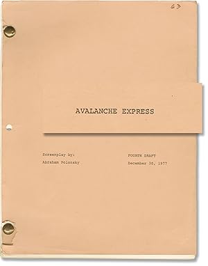 Bild des Verkufers fr Avalanche Express (Original screenplay for the 1979 film) zum Verkauf von Royal Books, Inc., ABAA