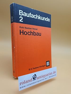 Baufachkunde Teil: 2., Hochbau