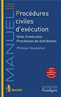 Image du vendeur pour Procdures Civiles D'excution : Voies D'excution, Procdures De Distribution mis en vente par RECYCLIVRE