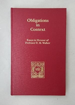 Obligations in Context. Essays in Honour of Professor D. M. Walker.