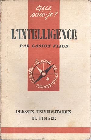 Seller image for l'intelligence for sale by secretdulivre