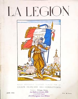 La légion, revue mensuelle illustrée publiée par la Légion Française des combattants / Numéro 1, ...