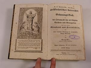 Bild des Verkufers fr Katholisches Unterrichts- und Erbauungsbuch, oder kurze Auslegung aller sonn- und festtglichen Episteln und Evangelien. zum Verkauf von Antiquariat Bookfarm