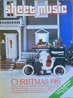 Seller image for Sheet Music Magazine: December 1985 Volume 9, Number 9 (Standard Piano/Guitar) for sale by Faith In Print