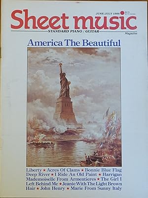 Sheet Music Magazine: Junel/July 1986 Volume 10, Number 5 (Standard Piano/ Guitar)