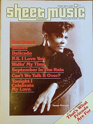 Seller image for Sheet Music Magazine: April/May 1986 Volume 10, Number 4 (Standard Piano/ Guitar) for sale by Faith In Print