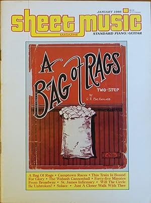 Sheet Music Magazine: January 1986 Volume 10, Number 1 (Standard Piano/Guitar)
