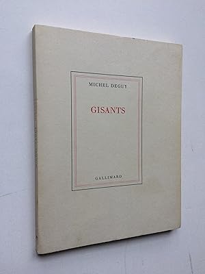 Gisants [ ENVOI de l' Auteur ]