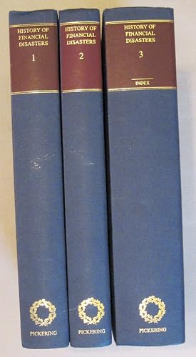 Immagine del venditore per History of Financial Disasters 1763-1995. 3 Volumes. venduto da John Roberts, A.B.A.