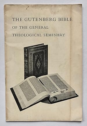 Seller image for The Gutenberg Bible of the General Theological Seminary for sale by George Ong Books