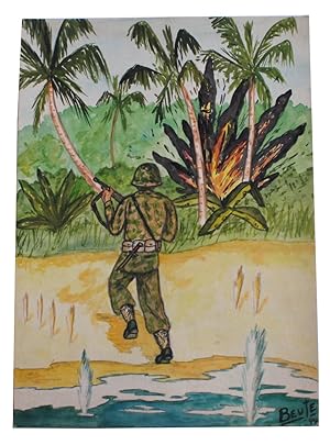 "Beute." Collection of Artwork Related to Combat in the South Pacific