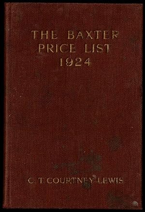 Imagen del vendedor de The Baxter Price List 1924 (The Picture Printer Price List) a la venta por Lazy Letters Books