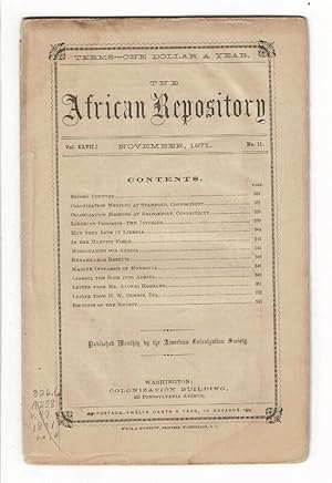 The African Repository and colonial journal [later:] The African Repository