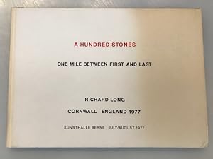 A hundred stones. One mile between first and last. Cornwall, England 1977. Kunsthalle Berne July/...