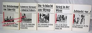 Imagen del vendedor de Krieg in der Wste - Die Schlacht am Olymp - Der Brckenkopf von Abbeville - Achtacht vor.! - Schwerer Kreuzer "Admiral Scheer" - Eschbach,H./Buchner,A./Paus,P/Busch,F.O. a la venta por Oldenburger Rappelkiste