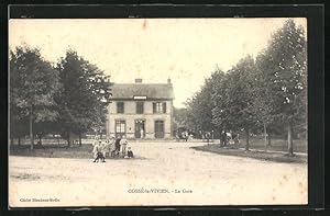 Ansichtskarte Cossé-le-Vivien, Vue et la Gare