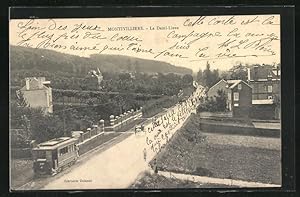 Ansichtskarte Montivilliers, La Demi Lieue, Strassenbahn