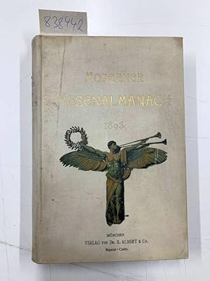 Bild des Verkufers fr Moderner Musenalmanach. Ein Sammelbuch deutscher Kunst. Mit Originalbeitrgen der hervorragendsten Vertreter des modernen deutschen Schriftthums mit 23 Illustrationen nach Fritz von Uhde, Fritz Stuck, Wilhelm Trbner, Hans Thoma, Albert Keller, Gabriel Max, Mller-Breslau, Hugo Ernst Schmidt, Jean Lampel und den Portraits von Arno Holz, Detlev von Liliencron, Ludwig Scharf, Franz Stuck, Hans Thoma, Fritz von Uhde zum Verkauf von Versand-Antiquariat Konrad von Agris e.K.