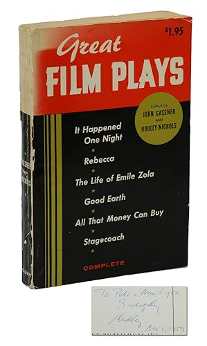 Seller image for Great Film Plays: Being Volume 1 of a New Edition of Twenty Best Film Plays for sale by Burnside Rare Books, ABAA