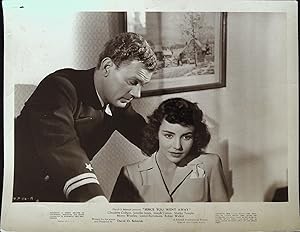 Imagen del vendedor de Since You Went Away Lot of Two 8 x 10 Stills 1944 Claudette Colbert, Jennifer Jones a la venta por AcornBooksNH