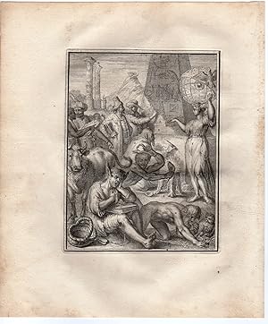 Antique Print-EGYPT-CHALDEAN-HYROGLYPHIC-SYMBOL-de Hooghe-1735