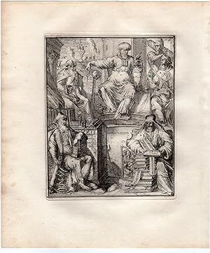 Antique Print-ICONOGRAPHY-JUDAICA-JEWS-TALMUD-HYROGLYPHIC-de Hooghe-1735