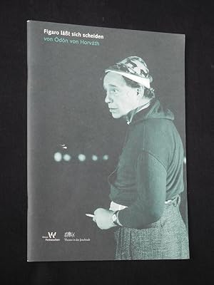 Imagen del vendedor de Programmheft Theater in der Josefstadt/ Wiener Festwochen 1998/99. FIGARO LSST SICH SCHEIDEN von Horvath. Regie: Luc Bondy, Bhnenbild: Erich Wonder, Kostme: Susanne Raschig/ Dorothee Uhrmacher. Mit Gert Voss (Figaro), Helmut Lohner, Gertraud Jesserer, Anne Tismer, Paulus Manker, Anton Pointecker, Marko Pustisek, Peter Moucka, William Mang a la venta por Fast alles Theater! Antiquariat fr die darstellenden Knste