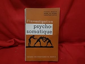 Seller image for L'investigation psycho-somatique. Sept observations cliniques. for sale by alphabets