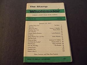 The Stamp Wholesaler Largest Stamp Trade Journal Jan 25 1957