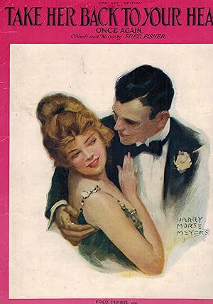 Take Her Back to Your Heart Once Again - Vintage Sheet Music Fine Art Edition