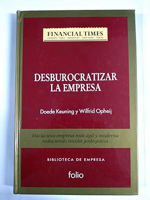 Imagen del vendedor de Desburocratizar la empresa a la venta por Libros Ambig