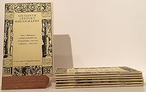 Sixteenth Century Bibliography Booklets 1 - 20 (20 volumes)