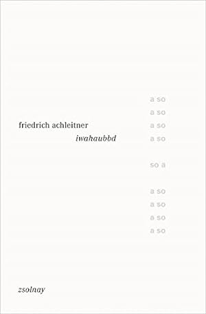 Bild des Verkufers fr iwahaubbd: Dialektgedichte zum Verkauf von Herr Klaus Dieter Boettcher