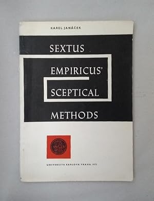 Bild des Verkufers fr Sextus Empiricus' Sceptical Methods. zum Verkauf von Wissenschaftl. Antiquariat Th. Haker e.K