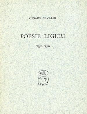 Bild des Verkufers fr Poesie liguri (1951-1954) zum Verkauf von Studio Bibliografico Marini