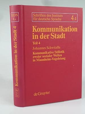 Seller image for Kommunikation in der Stadt Teil 4. for sale by Antiquariat Dorner