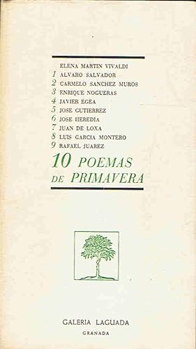Seller image for 10 POEMAS DE PRIMAVERA for sale by Librera Torren de Rueda