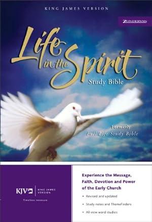 Imagen del vendedor de KJV Life in the Spirit Study Bible by Zondervan [Leather Bound ] a la venta por booksXpress