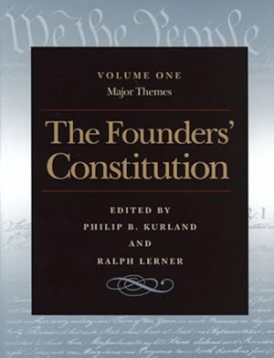 Seller image for Founders' Constitution : Major Themes for sale by GreatBookPrices